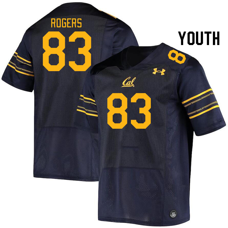Youth #83 Chris Rogers California Golden Bears College Football Jerseys Stitched Sale-Navy - Click Image to Close
